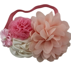 Floral Headband - Peach