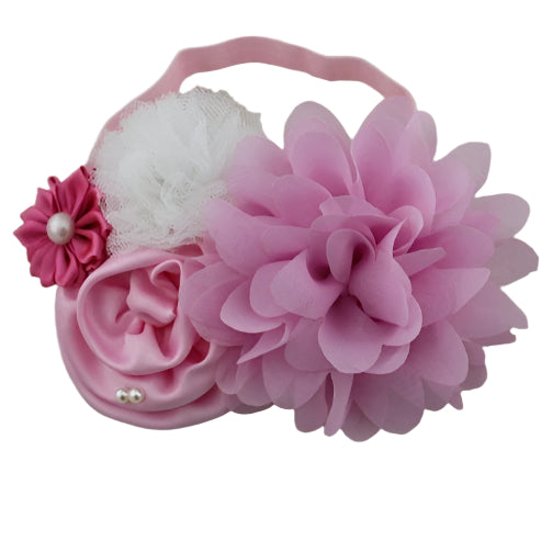 Floral Headband - Pink