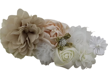 Dress Floral Belt - Beige