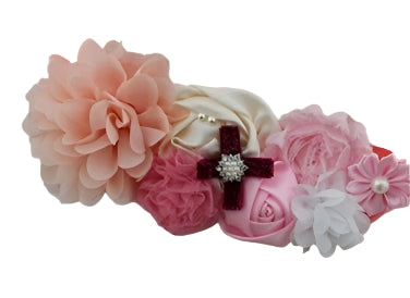 Dress Floral Belt - Peach