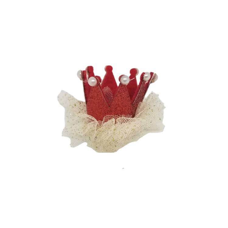 Baby Soft Crown Clip In- Red