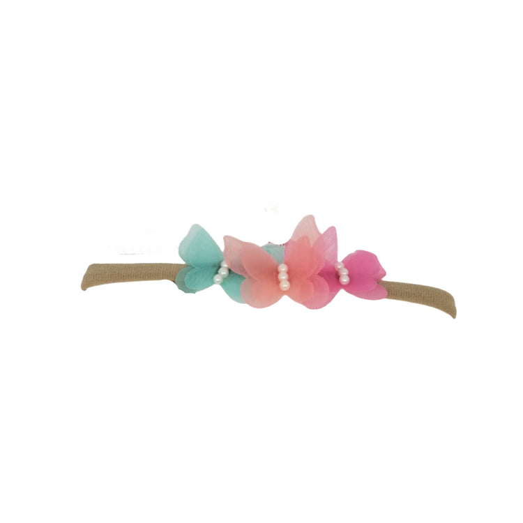 Triple Butterfly Baby Headband