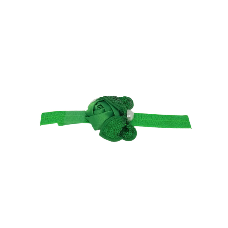 Butterfly Flower Headband - Green