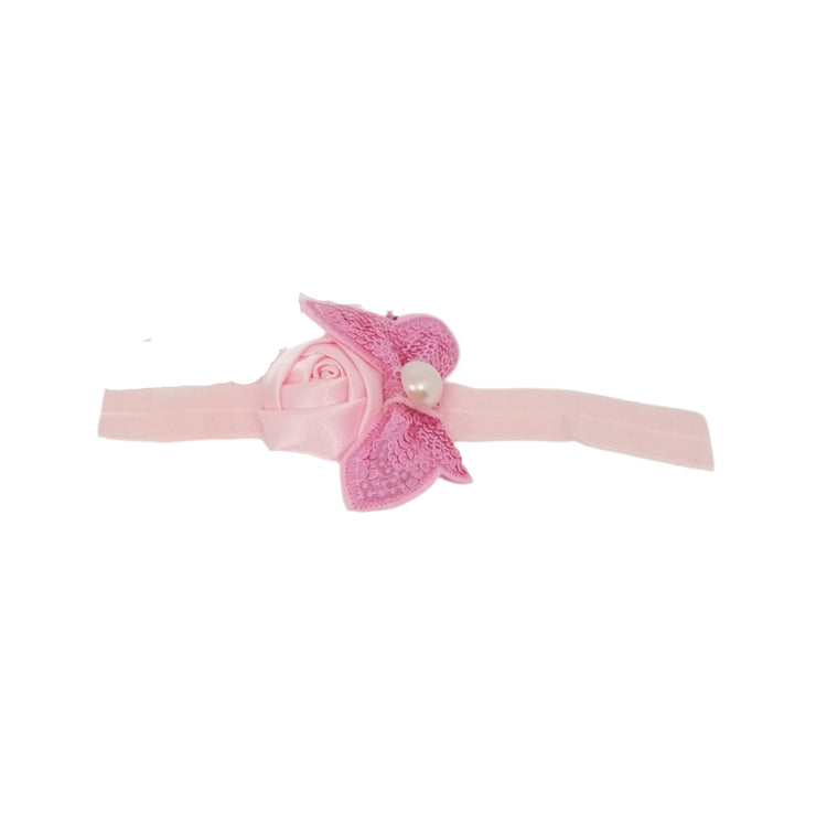 Butterfly Flower Headband - Pink