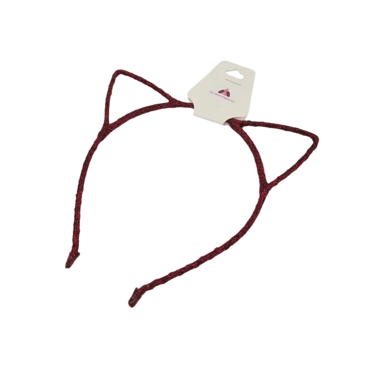 Cat Ears Headband - Red