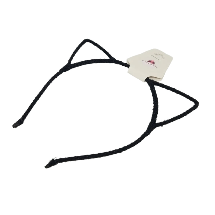Cat Ears Headband - Black