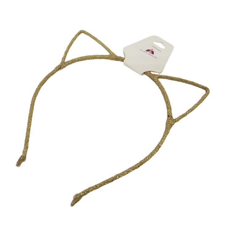 Cat Ears Headband - Gold