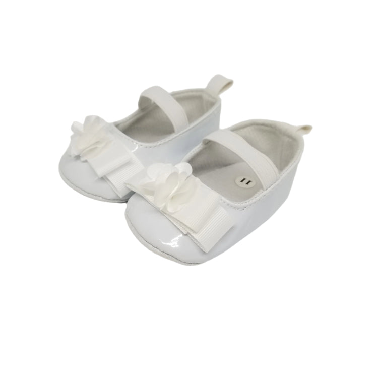 White Patent Baby Shoe
