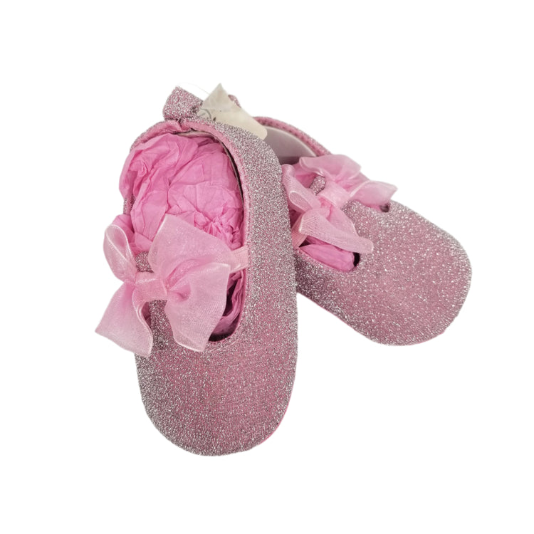 Pink Shimmer Baby Shoe
