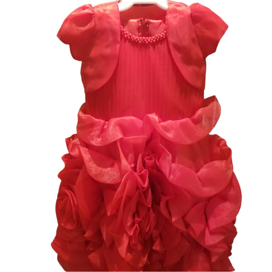 Rosalie - Red - Girls Dress