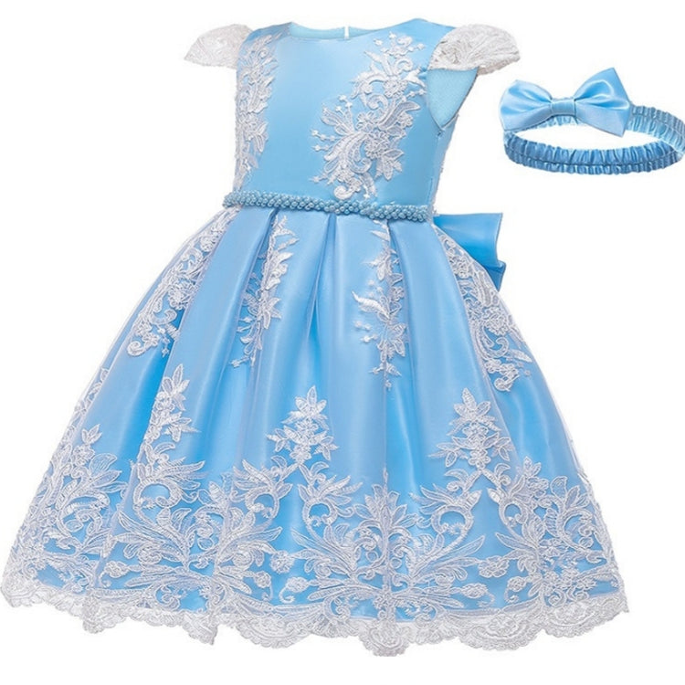 1st Birthday Signature Dress - BLUE
