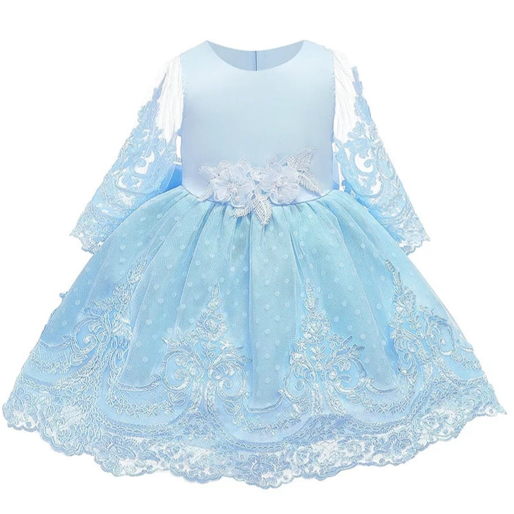 1st Birthday Signature Dress - BLUE