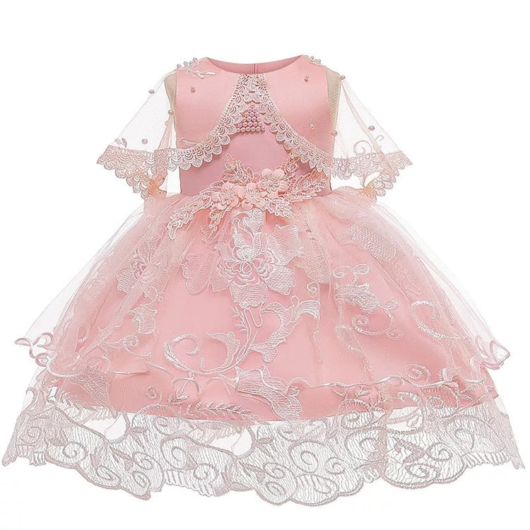 1st Birthday Signature Dress - PINK