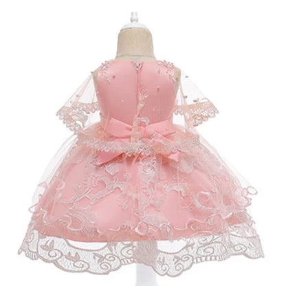 1st Birthday Signature Dress - PINK