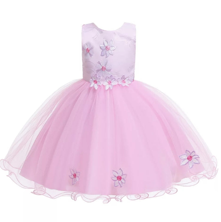 1st Birthday Signature Dress - PINK