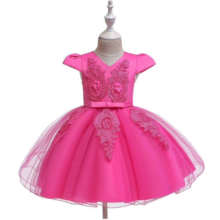 1st Birthday Signature Dress - PINK