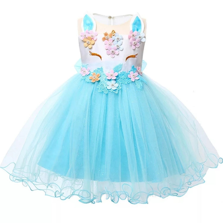 1st Birthday Signature Dress - BLUE