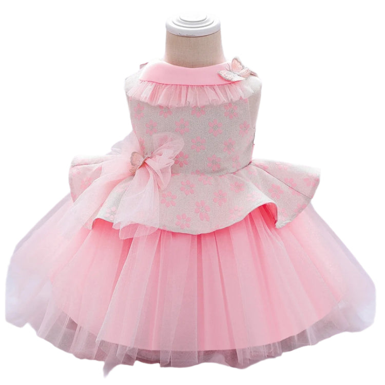 1st Birthday Signature Dress - PINK