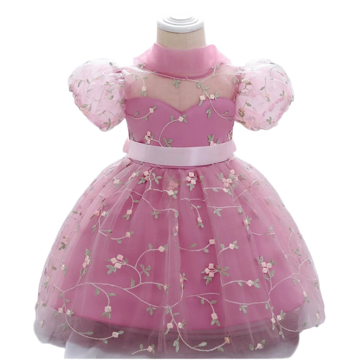 1st Birthday Signature Dress - PINK