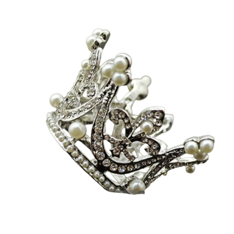 Crystal Crown Pearls 3"