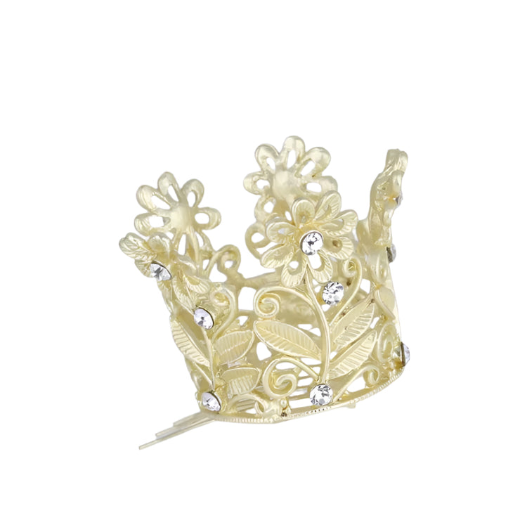 Crystal Crown Gold 2"