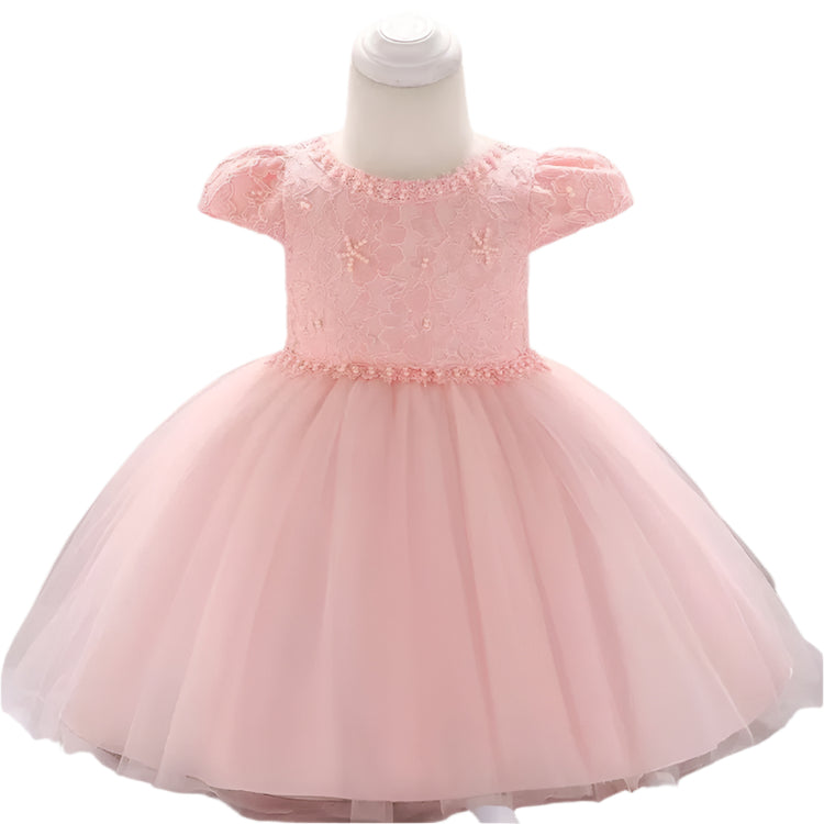 1st Birthday Signature Dress  - PINK