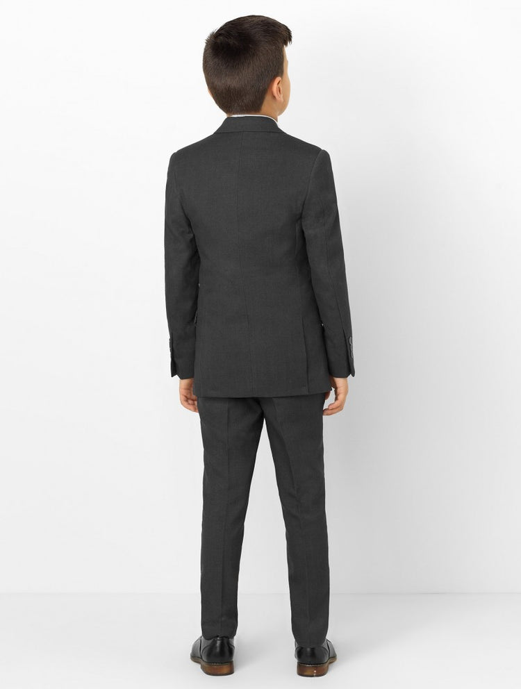 Boys 5 Piece Formal Suit - Charcoal