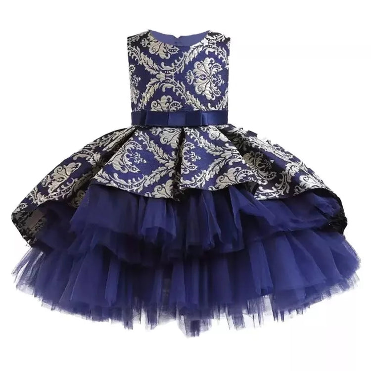 1st Birthday Signature Dress - BLUE