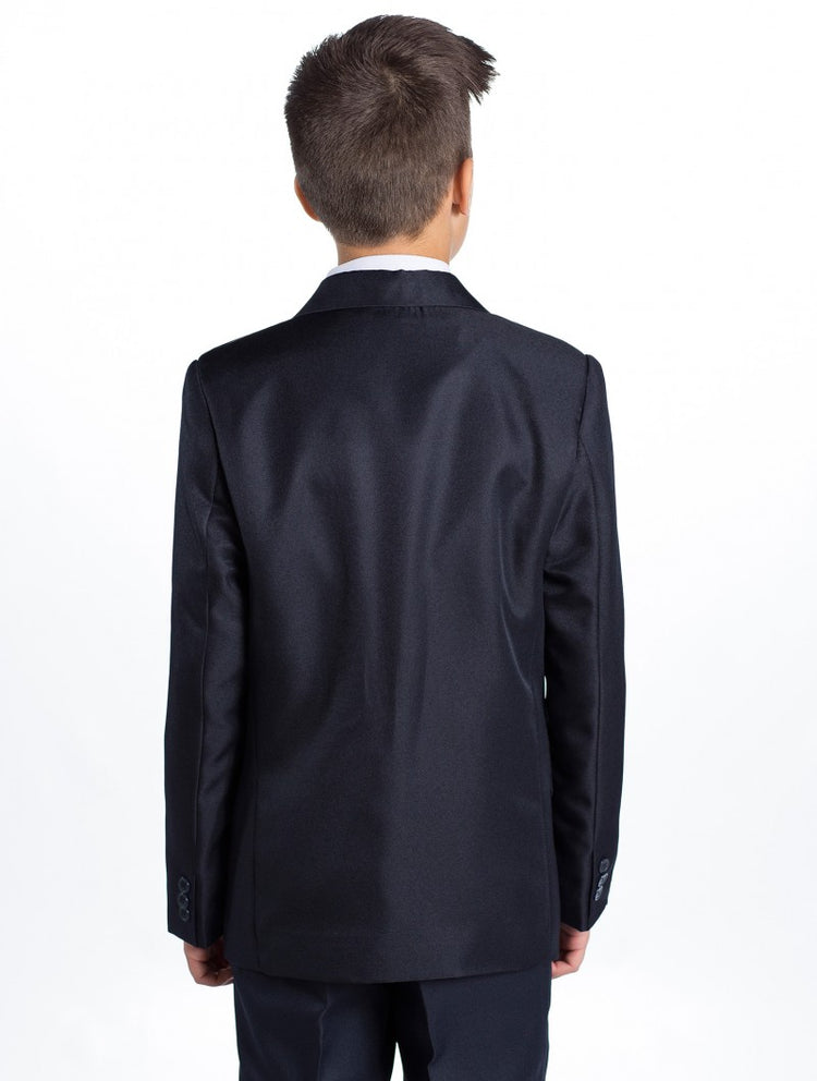 Boys 5 Piece Formal Suit - Dark Navy