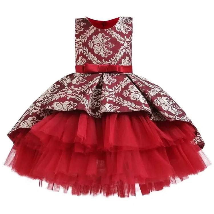 1st Birthday Signature Dress - RED