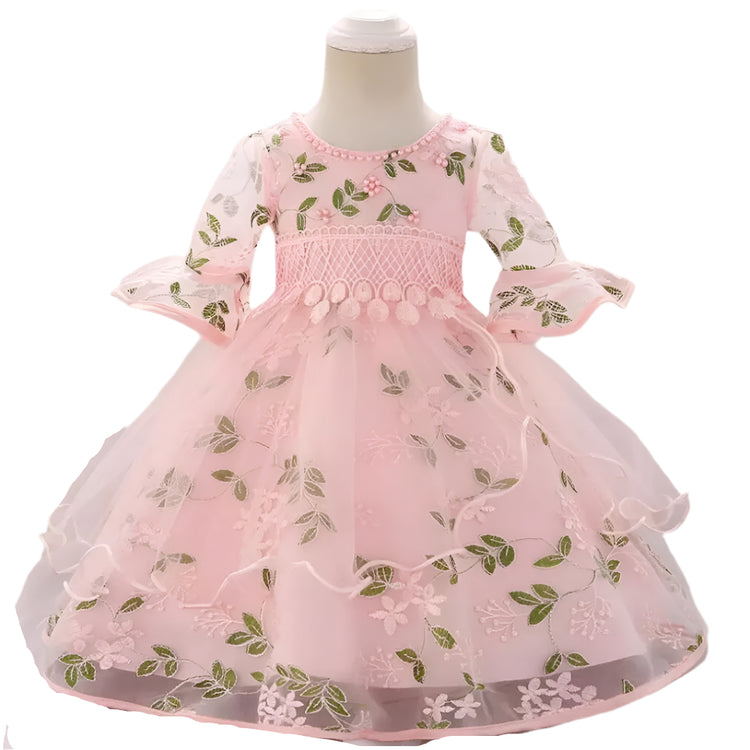 1st Birthday Signature Dress - PINK