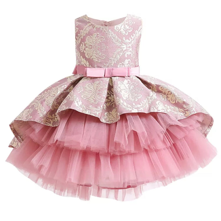1st Birthday Signature Dress  - PINK