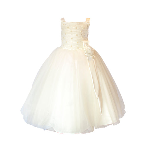Crystal - Ivory - Girls Dress