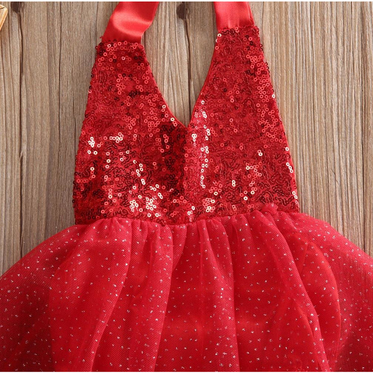 LIL MISS -  Diva Romper Set - Red