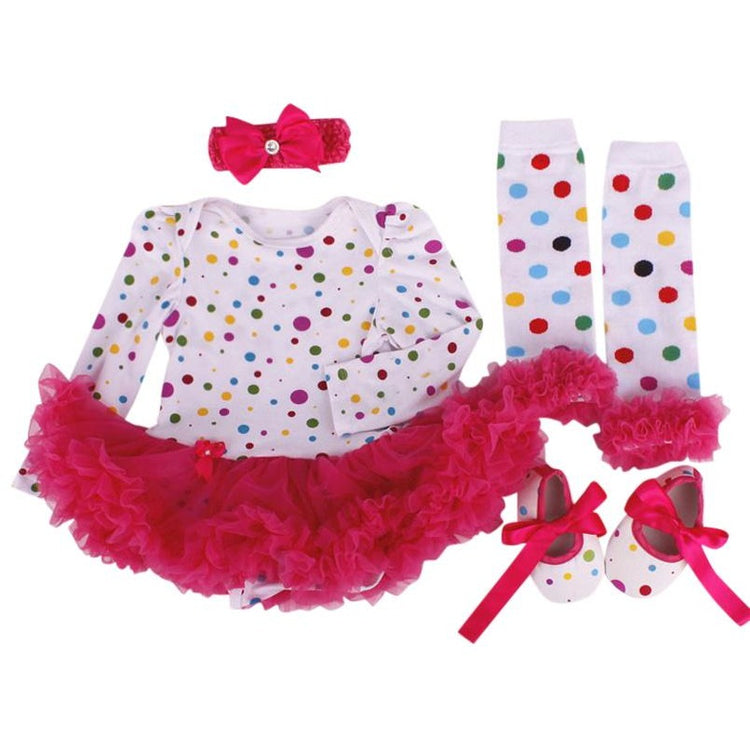 LIL MISS - 12M Red Romper Set