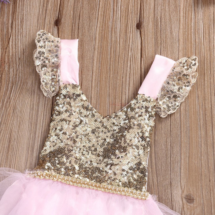 LIL MISS -  Princess Romper Set