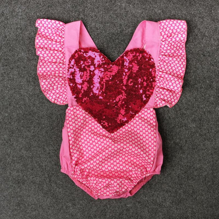 LIL MISS -  Heart Romper