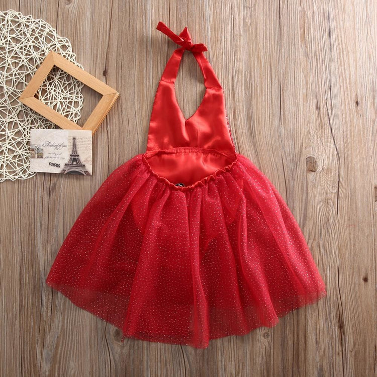 LIL MISS -  Diva Romper Set - Red