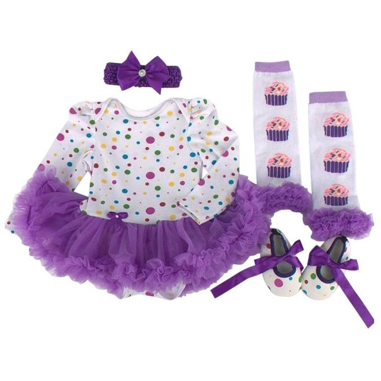 LIL MISS - 12M Purple Romper Set