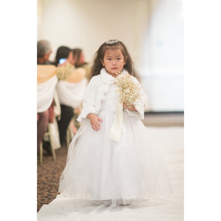 Plush Bolero - Girls Dress