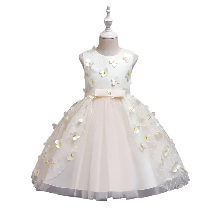 1st Birthday Signature Dress - WHITE