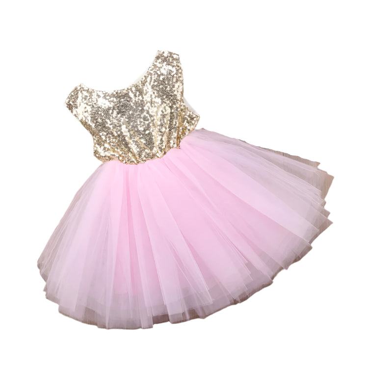 1st Birthday Signature Dress - PINK