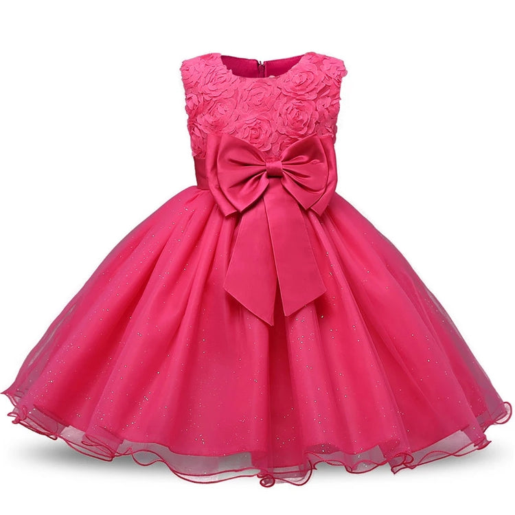 1st Birthday Signature Dress - PINK