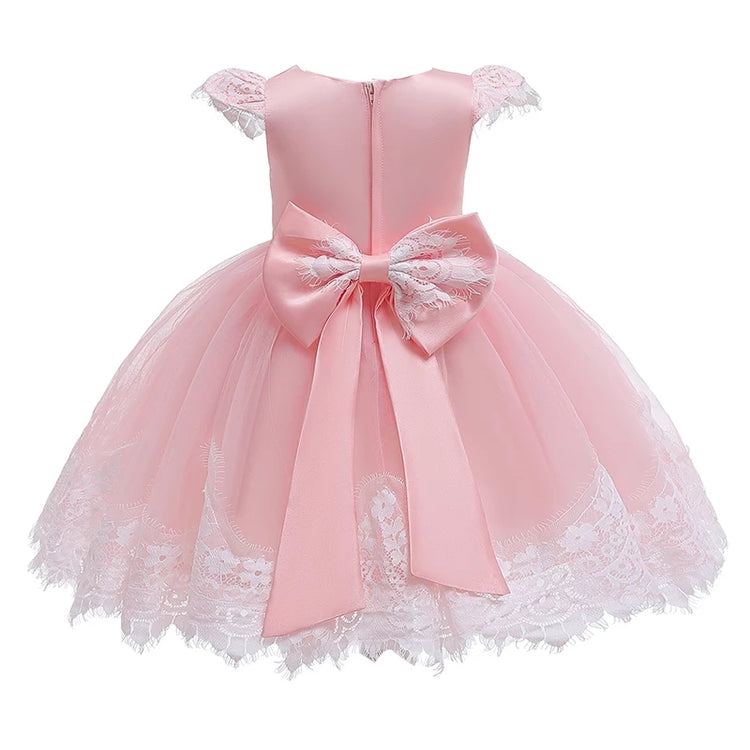 1st Birthday Signature Dress - PINK