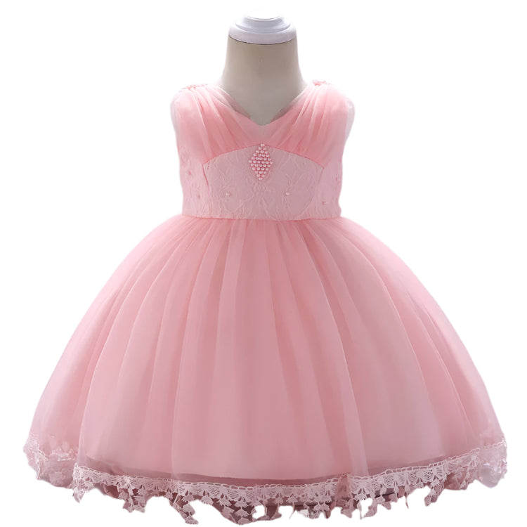 1st Birthday Signature Dress - PINK