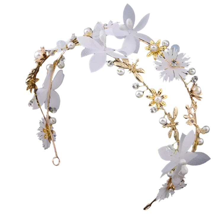 Jeweled Flower Headband