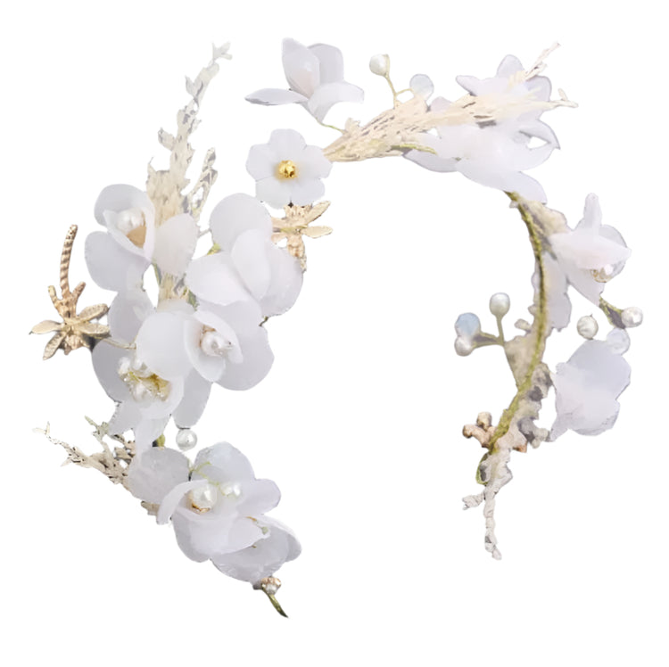 Jeweled Flower Headband