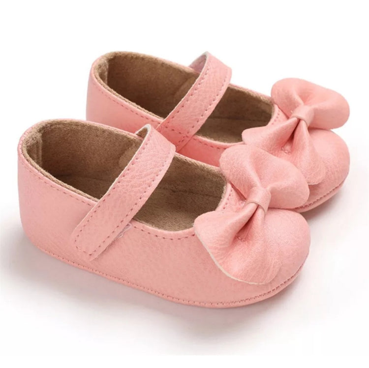 Pink Bow Baby Shoe 12 Months
