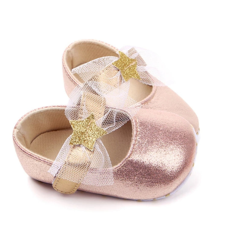 Pink Star Baby Shoe 12 Months
