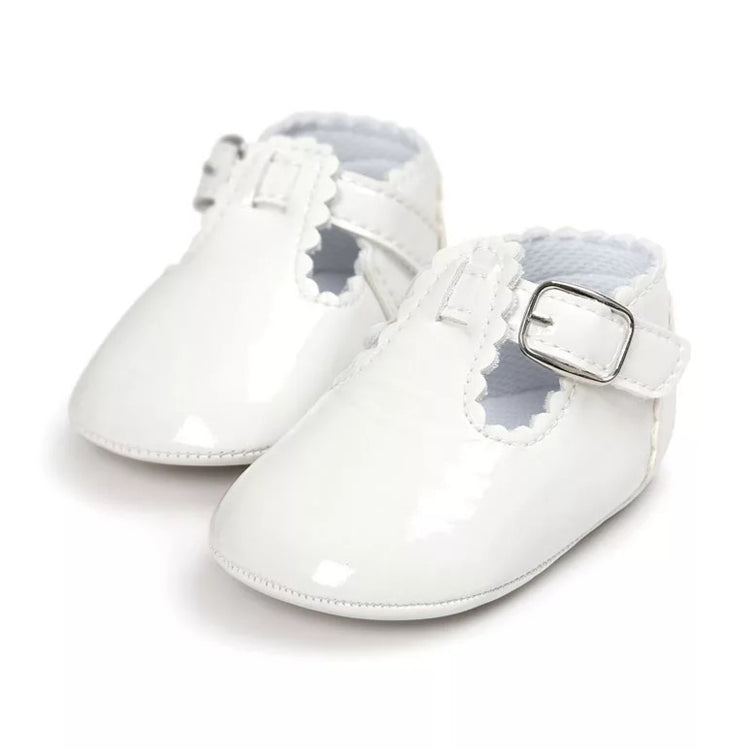 White Baby Shoe 12 Months